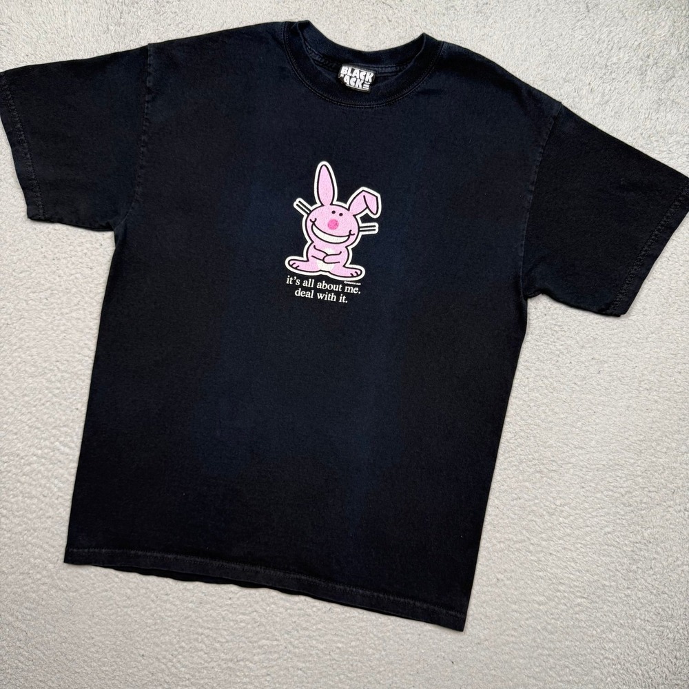 Vintage Y2K Jim Benton Happy‎ Bunny T-Shirt